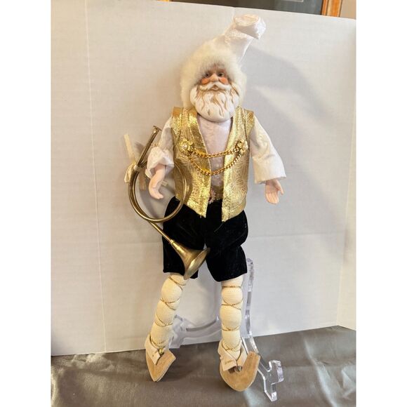 Porcelain Santa Claus Figure – 1980s Made in Taiwan - Picture 1 of 7